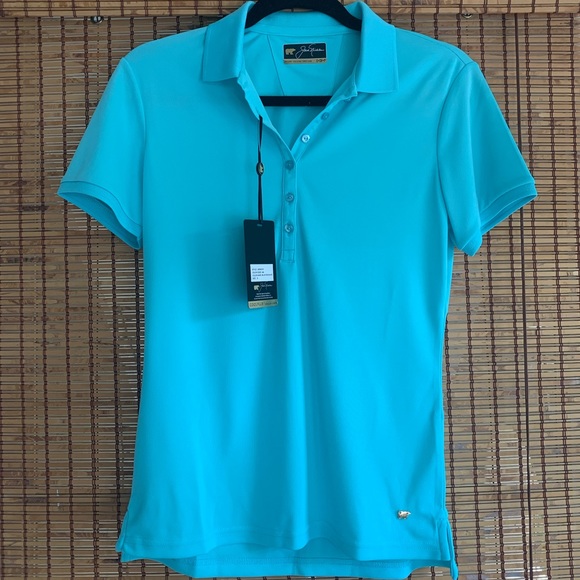 NWT Golf: moisture wicking turquoise polo ⛳️ - Picture 2 of 5